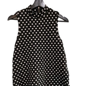 Anthropologie Postmark polka dot top size xsmall